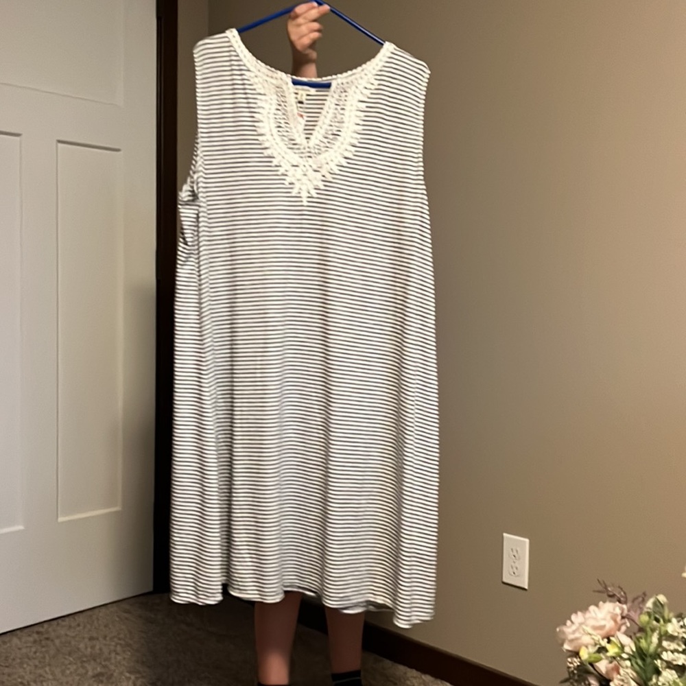 Plus Size 3X Casual dress in jersey knit  3X NWT